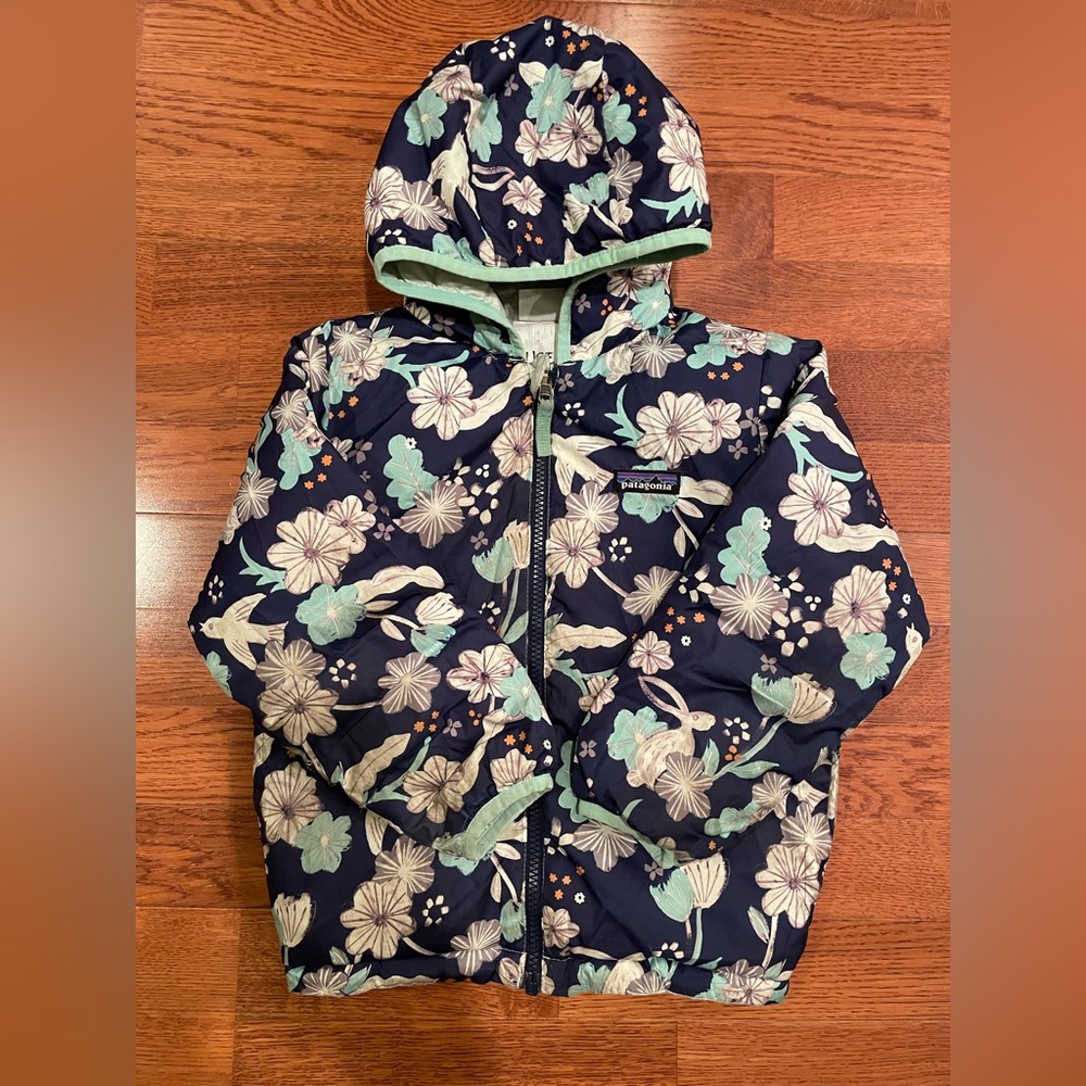 Patagonia reversible down coat